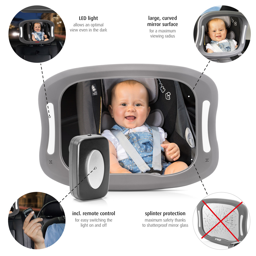 Reer BabyView Safety Car Mirror all features