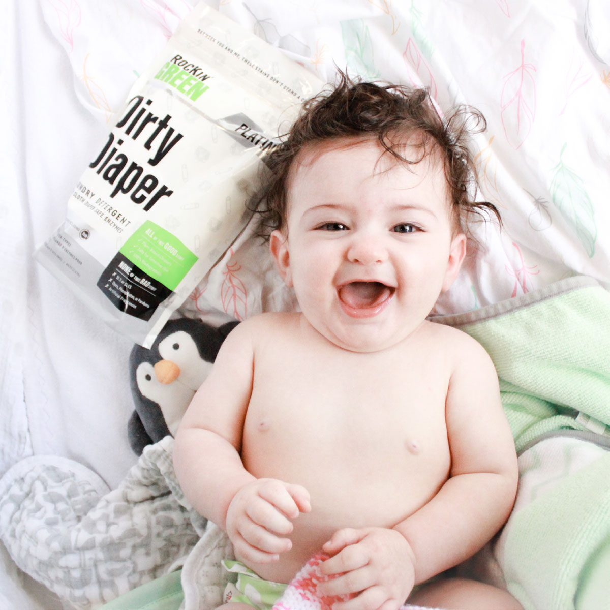 Rockin Green Dirty Diaper Detergent is Baby Safe